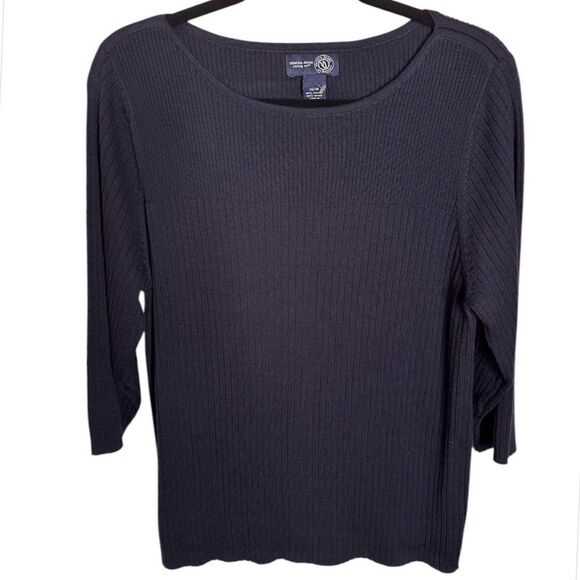 Venezia Dark Blue Sweater 14/16 NWT - Picture 1 of 3